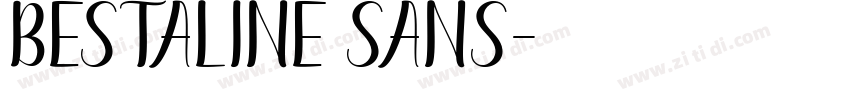 Bestaline Sans字体转换